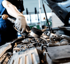 Routine vehicle servicing